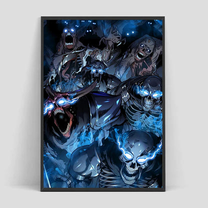 Solo Leveling Poster – Anime Art, Character Design Eden of Clothes 
