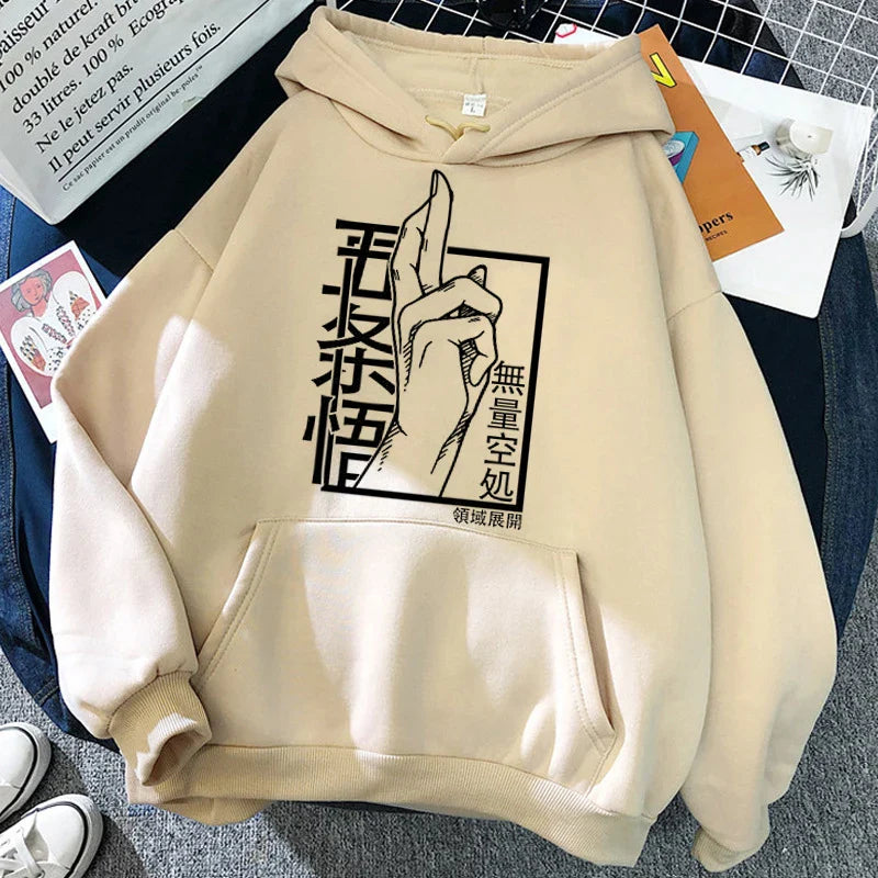 Streetwear 90S Jujutsu Kaisen Gojo Hoodie Eden of Clothes 