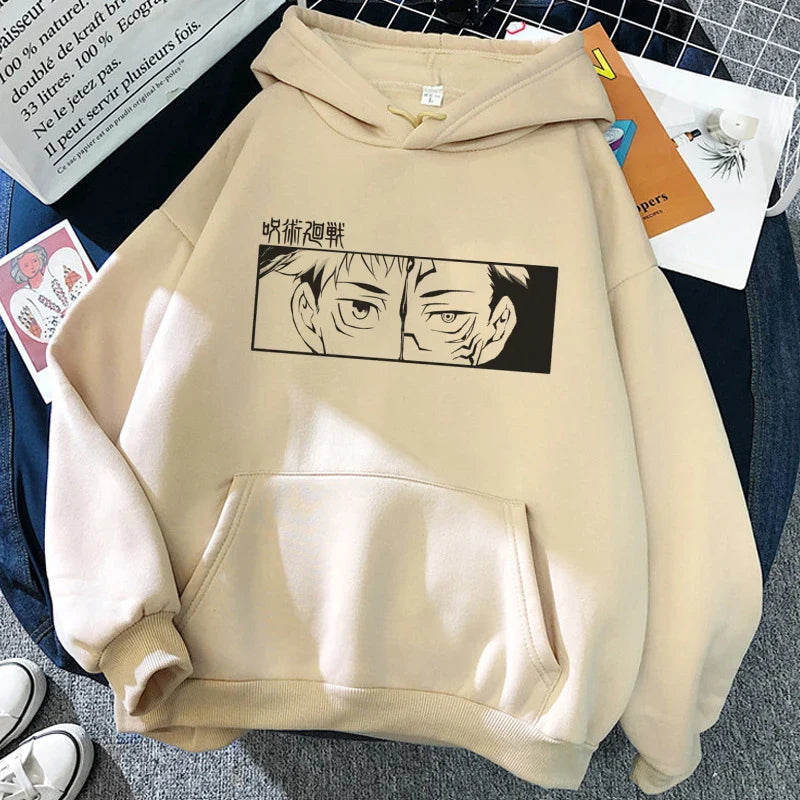 Streetwear 90S Jujutsu Kaisen Gojo Hoodie Eden of Clothes 