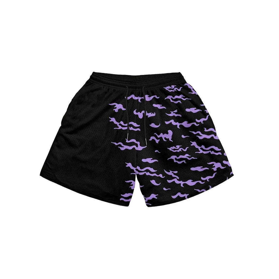 Summer Gym Mesh Shorts Anime Bundle - Pants