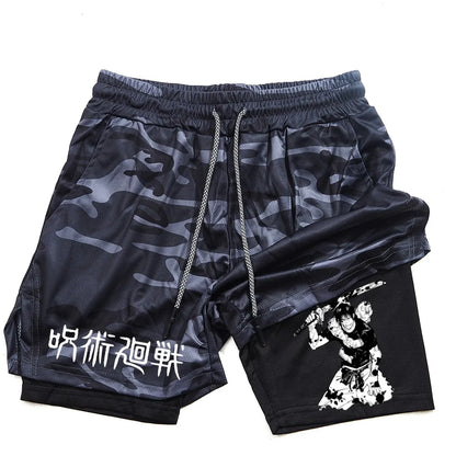 Toji Printed Men GYM Casual Shorts - Pants