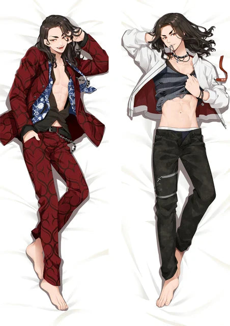 Tokyo Revengers Dakimakura Baji Keisuke Manjiro Sano Cosplay Character Pillowcase Hugging Body Pillow Pillows Otaku