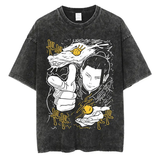 Acid Wash T-Shirt – Retro Vibes, Short Sleeve Eden of Clothes 