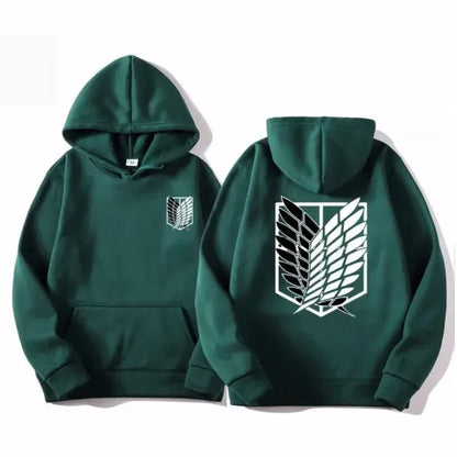 Scout Hoodie – Military Style, Attack on Titan Unisex 